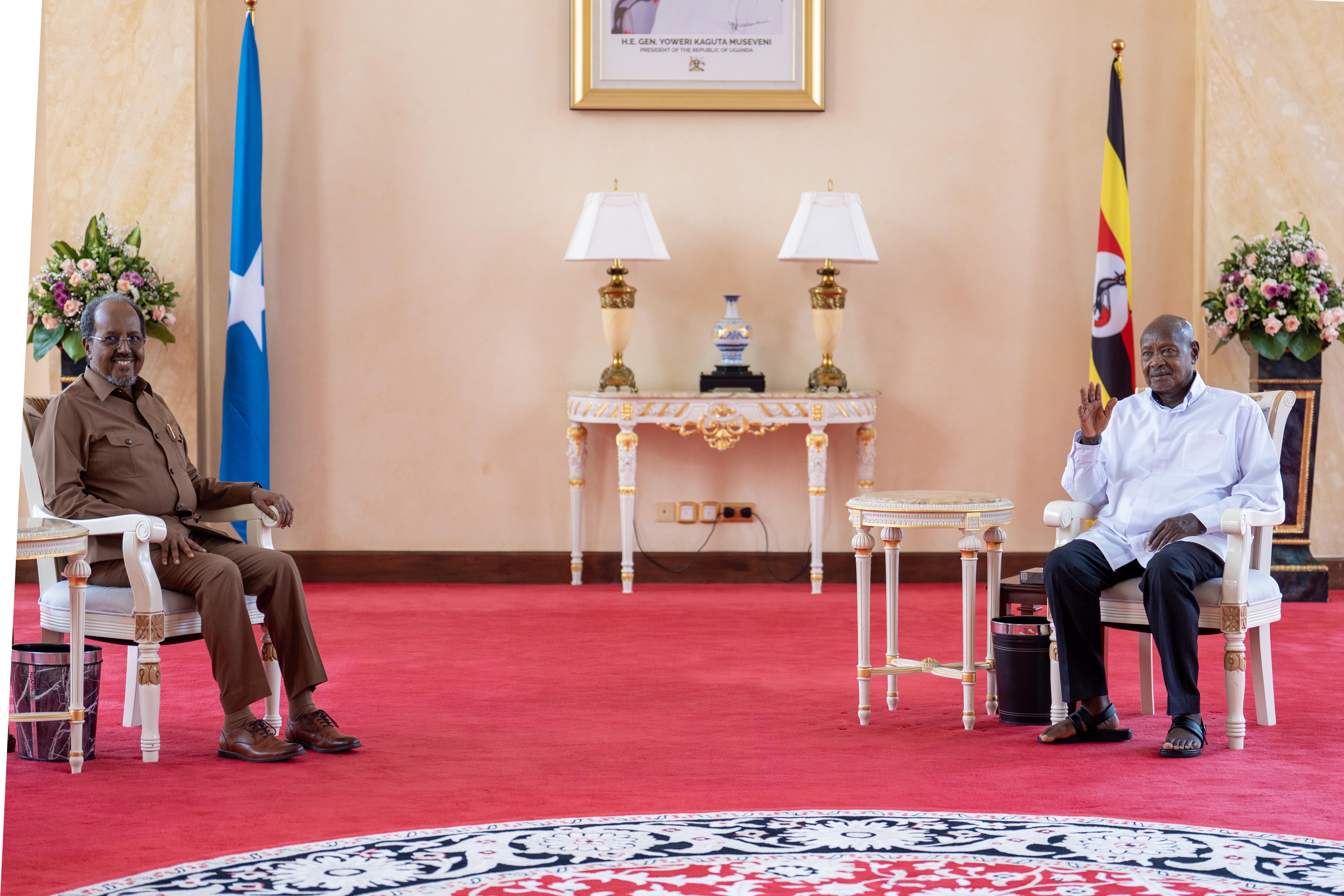The discussions focused on Somalia&rsquo;s security situation, particularly efforts to defeat the Al-Shabaab insurgency, as well as strengthening bilateral trade and economic cooperation between the two countries. (PPU Photos)