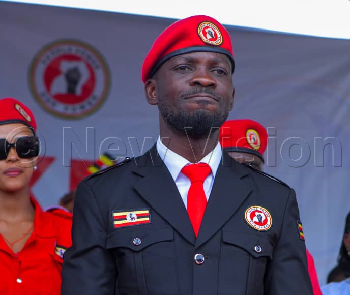 National Unity Platform (NUP) presidential candidate Robert Kyagulanyi Ssentamu aka Bobi Wine.