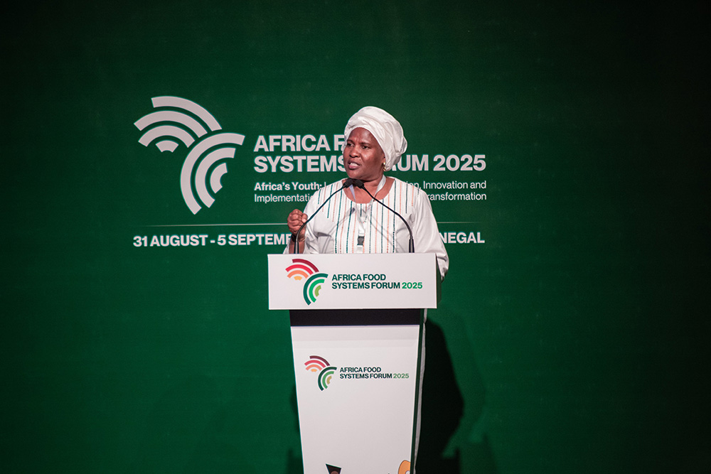 Alice Rehweza addressing guests