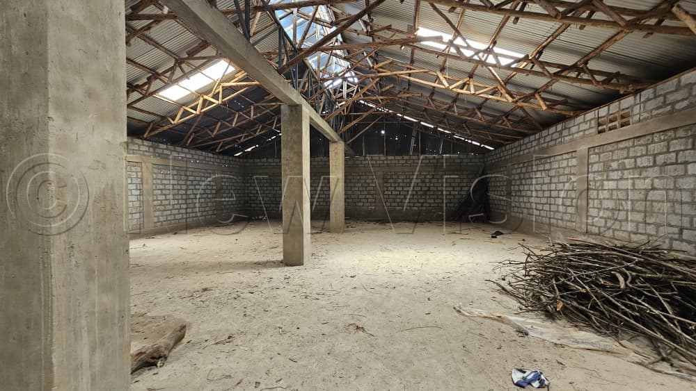 One of the houses constructed within the road reserve. (Photo by Simon Peter Tumwine).