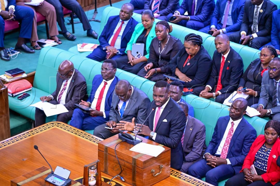 Leader of Opposition (LOP) Joel Ssenyonyi during plenary on Tuesday, May 5, 2026. (Credit: Miriam Namutebi)
