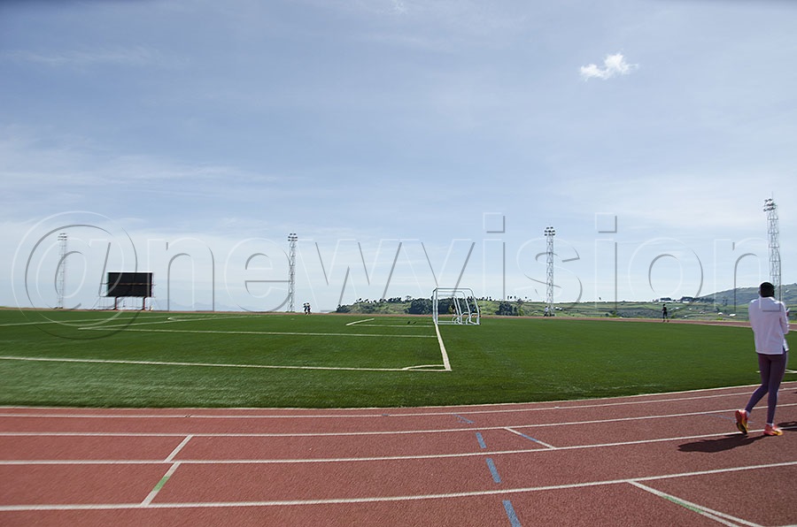 The track and field facility at Teryet, Kapchorwa