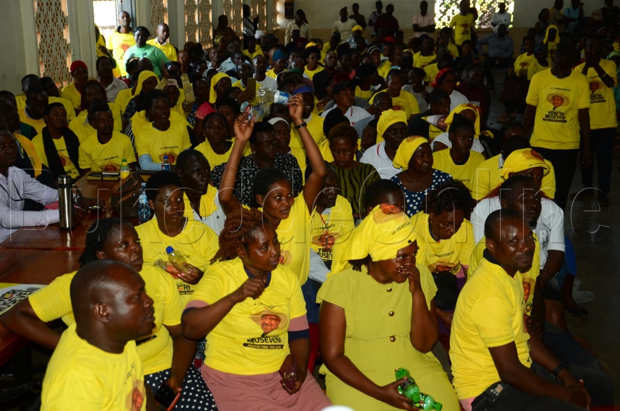 Abawagizi ba NRM mu lubaga nga basisinkanye