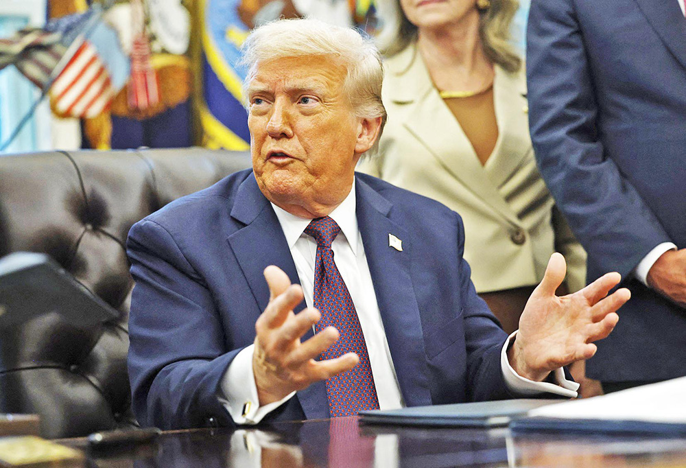 US President Donald Trump. (AFP photo)