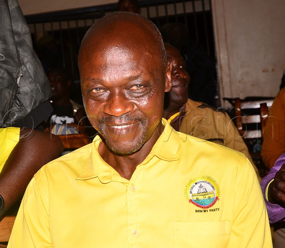 A smiling Fredrick Munyirwa after defeating Moses Muwanika Walyomu with 12,004 votes against 9,955 votes for the Kagoma constituency NRM primaries. (Credit: Jackie Nambogga)