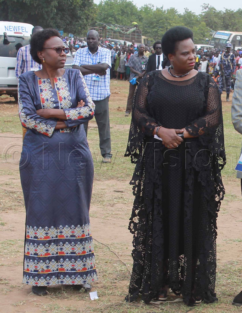 Dr Jane Ruth Aceng and Betty Amongi Ongom in a photo taken on July 21, 2023. (File)