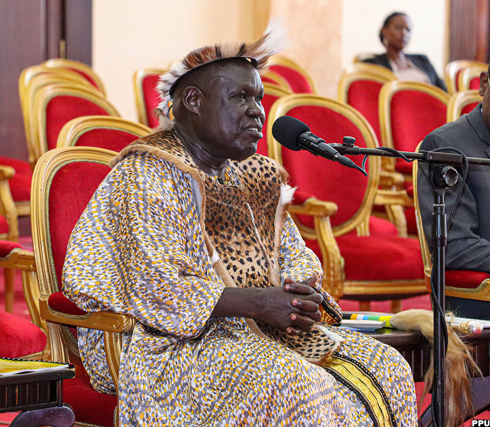 His Royal Highness Raphael Otaya, the Kumam Cultural King. (PPU photo)