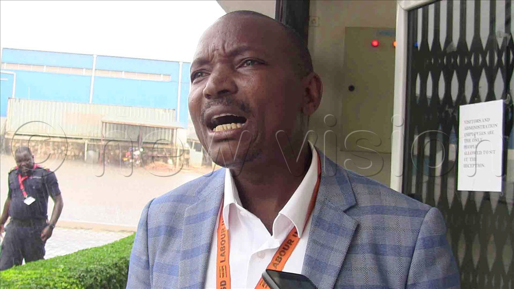 Mukono Central Division Acting Principal Assistant Town Clerk Abubaker Wassajja during an interview.