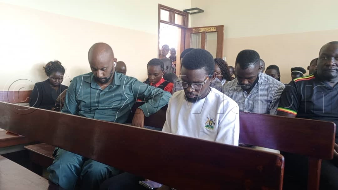 Rubongoya inside court room. (Photo by Christopher Nyeko)