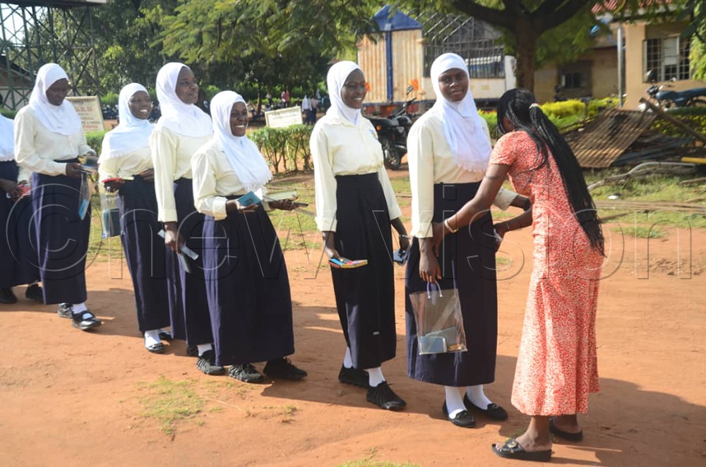 Students in Aringa SS getting ready to sit their examination room waiting for the papers. (Credit: Adam Gule)