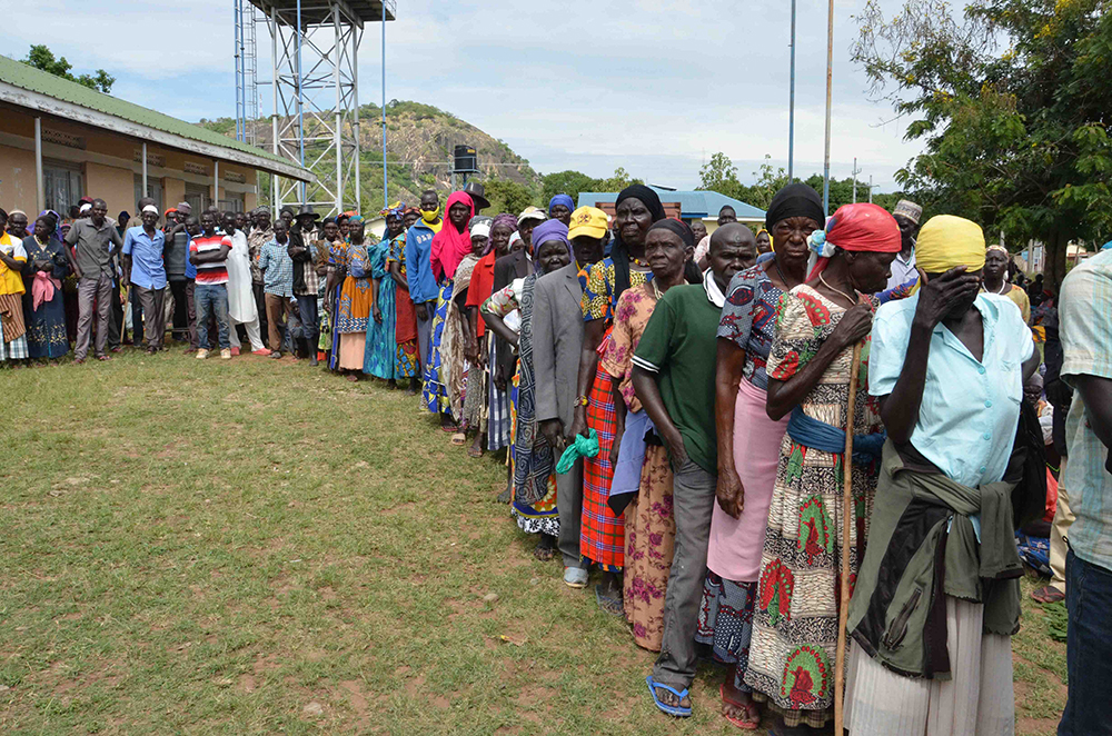 Older persons in line to receive the SAGE money.