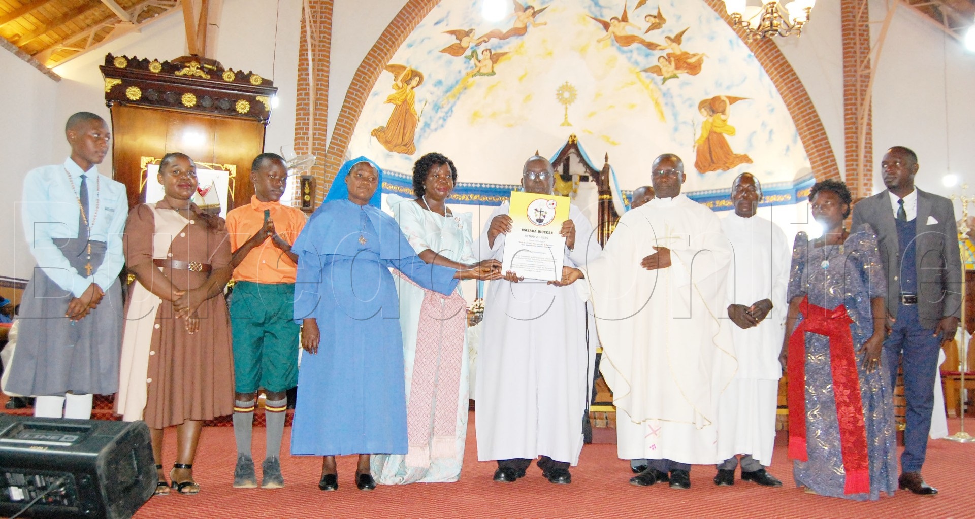 Saverous Jumba oluvannyuma lw'okutongoza sinodi