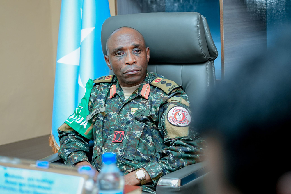UPDF Battle Group XLV Commander, Col Justus Musenene. (Courtesy)