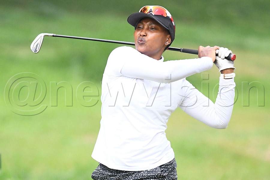 Tanzanian Iddy Madina is back to try and defend her UGC Ladies Open title. She shot 72 in the opening round. Photo by Michael Nsubuga