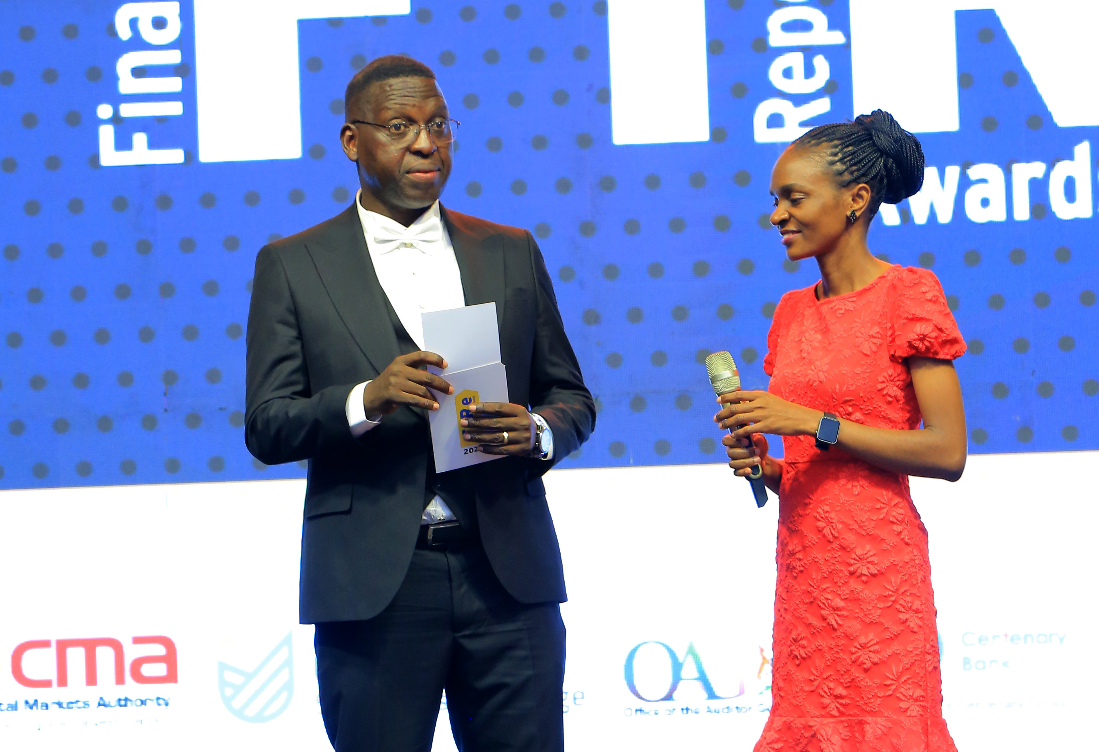 CPA Timothy Ediomu during the FiRE Awards at Hotel Africana. (Courtsey Photo)