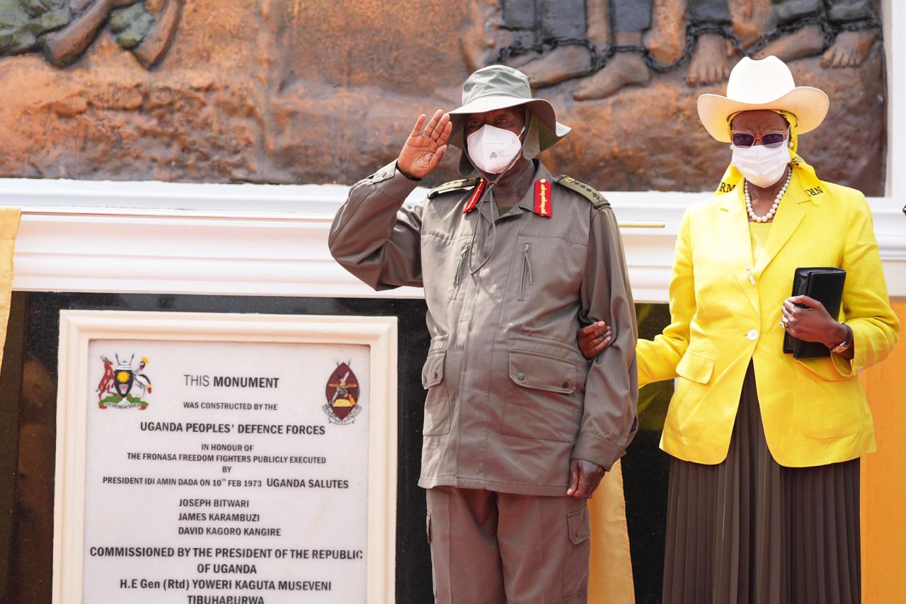 UPDF yaraganisa okushagika n'okugumizamu nibaheereza President Museveni...(PPU Photo)