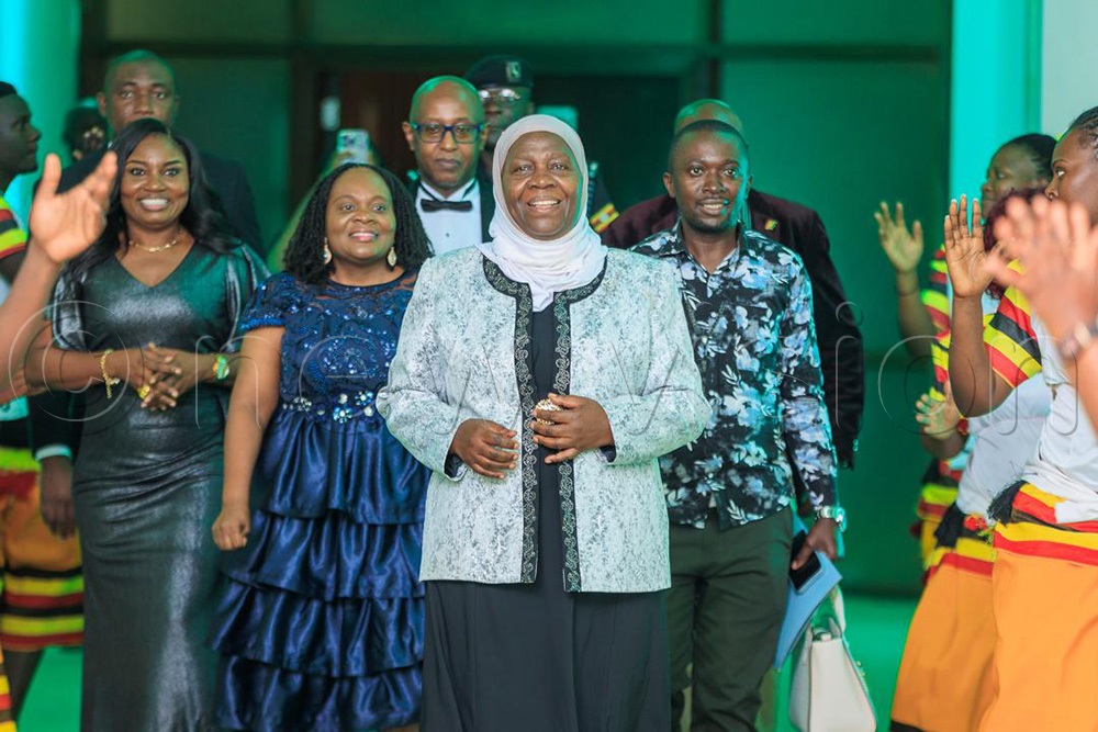 Kampala Capital City and Metropolitan Affairs Minister, Minsa Kabanda, arriving for CWG's 15th anniversary celebrations that were held at Kampala Serena Hotel on September 20, 2025. (Photo by John Musenze)