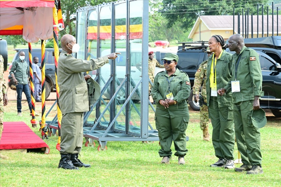 Turning to the communities, Museveni urged Ministers to adopt modern farming methods and collective investment approaches, including shareholding arrangements, instead of physically subdividing land. (All Photos by Eddie Ssejjoba)