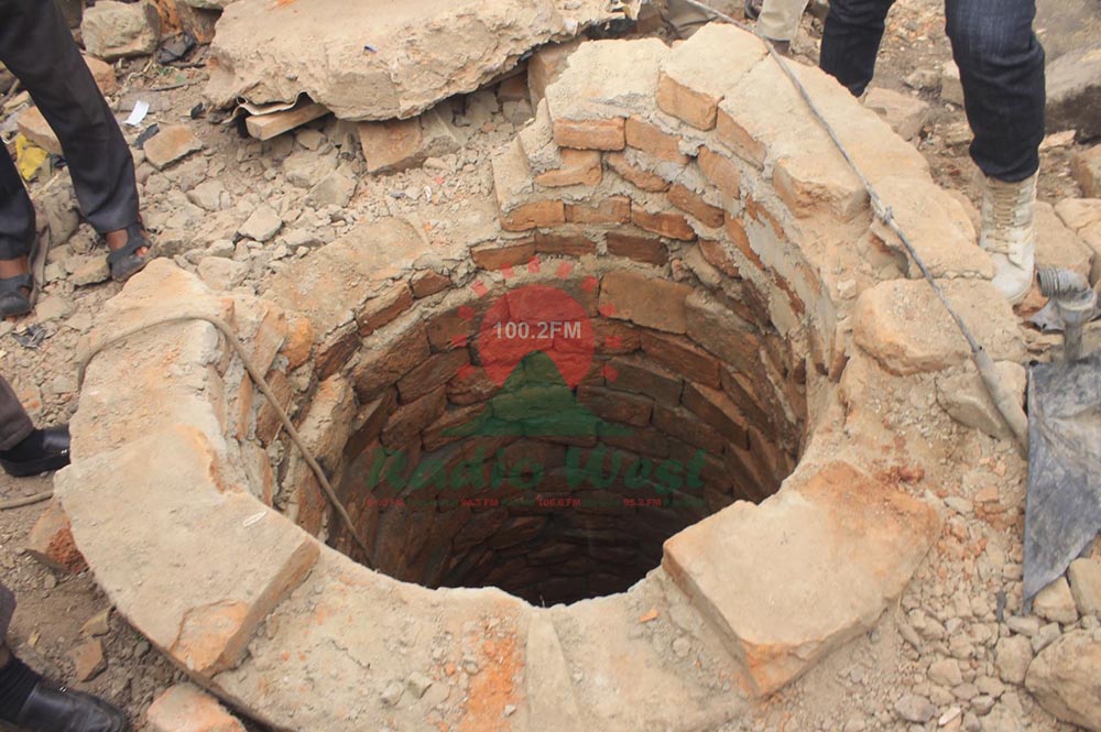 Ekiina kya fuuti 70 eki Mukiga agwiremu akafeeramu. Photo by Christopher Ahimbisibwe.