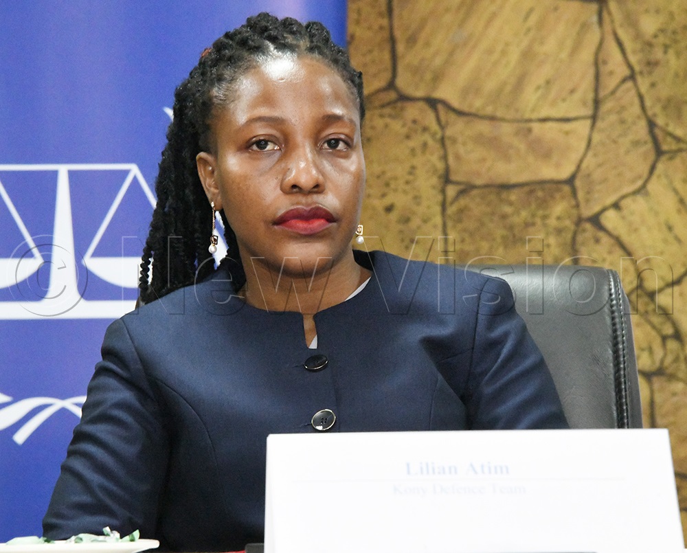 Lilian Atim, Joseph Kony's defence team. (Credit: Mpalanyi Ssentongo)