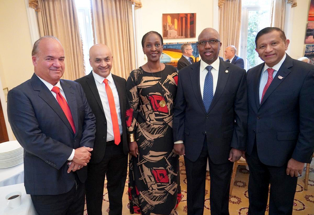 Uganda’s 63rd Independence Day was marked with a dynamic business breakfast hosted by Ambassador Robinah Kakonge at the prestigious Cosmos Club. (Courtesy photo)