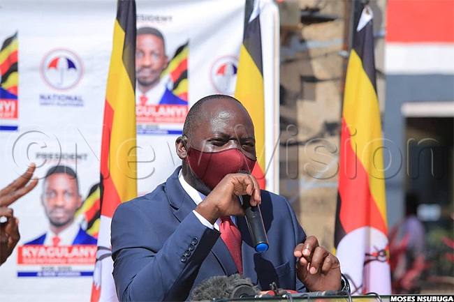 NUP's vice-president for Central region, Mathias Mpuuga said Kyagulanyi will be back on the campaign trail on Wednesday