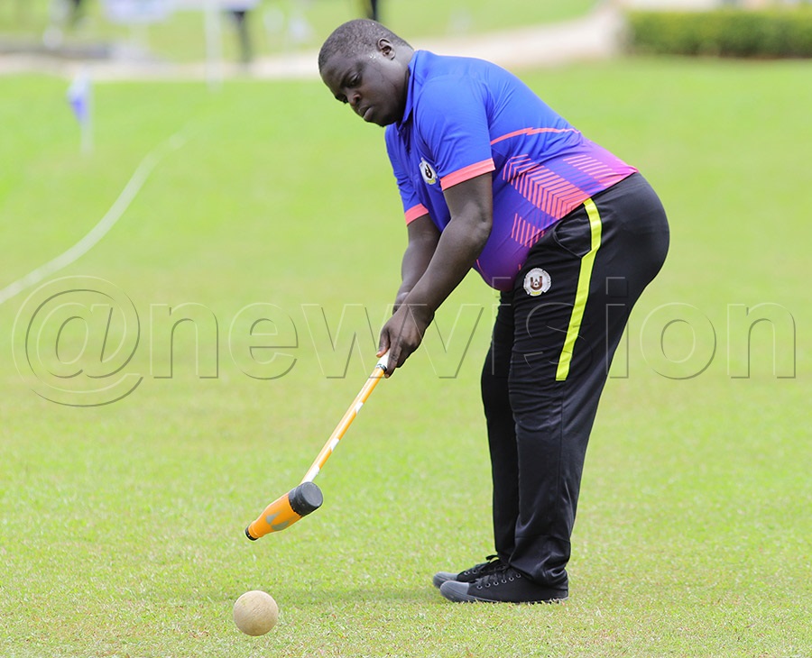 Uganda's Samson Rugongesa in action during the World Cup in Malaysia