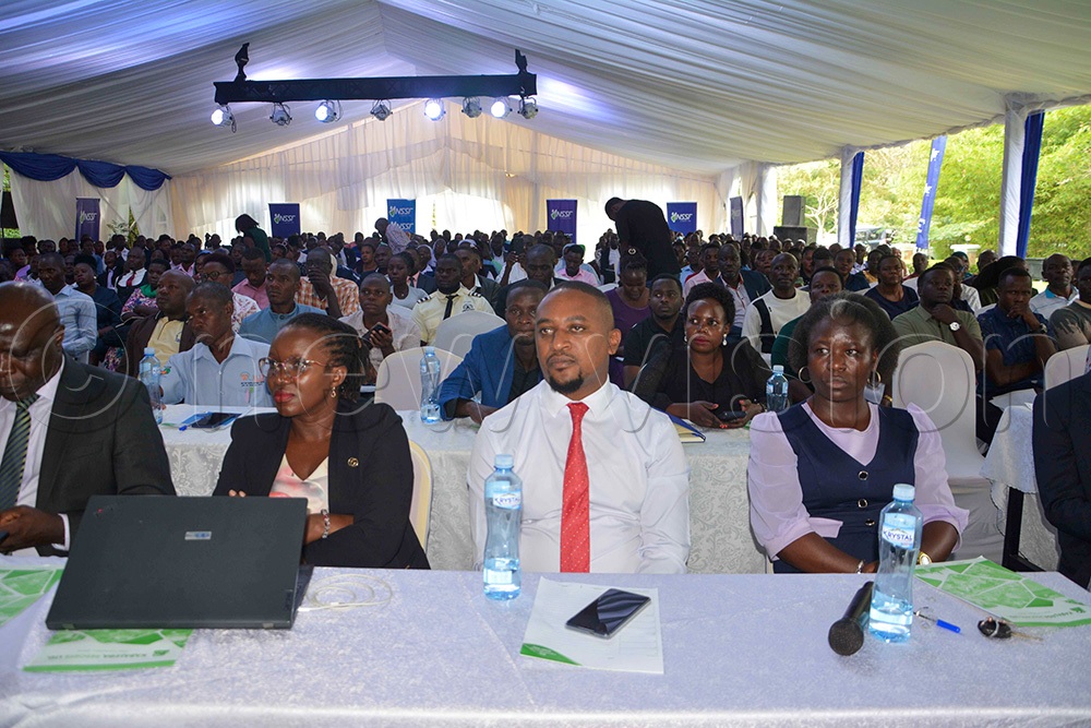 Mid western region Employers attending the NSSF pre-annual general meeting. (Photo by Peter Abaanabasazi)