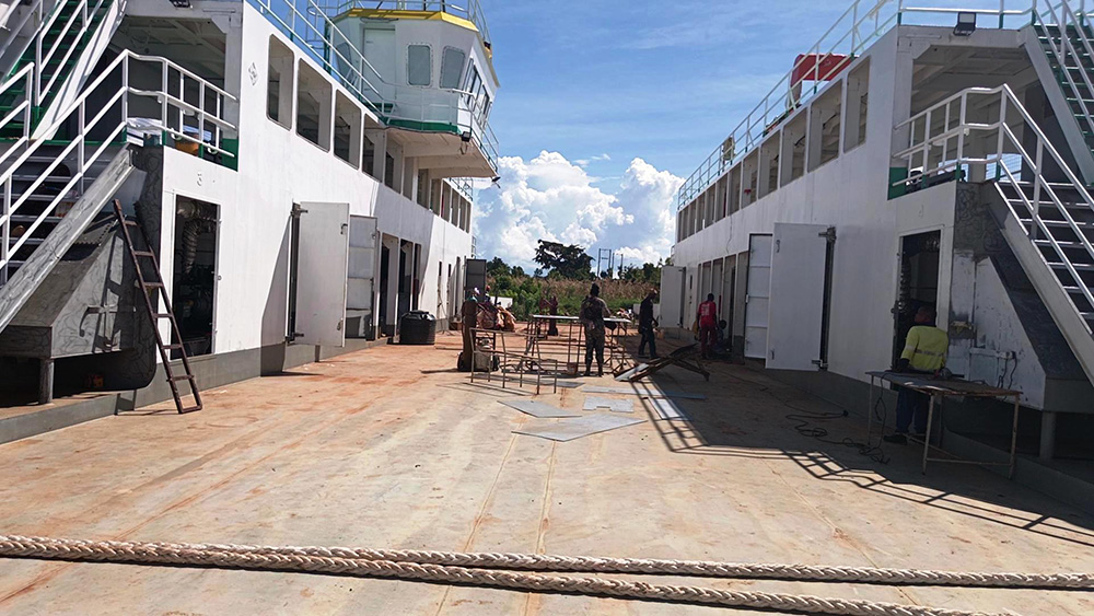 The long-awaited&nbsp;MV Bukungu-Kagwara-Kaberamaido&nbsp;(BKK) ferries are now ready to link the regions of Busoga, Lango, and Teso, making transport across Lake Kyoga easier. (Photo by Tom Gwebayanga)