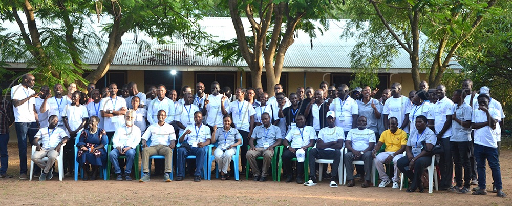Medics that are conducting the free medical camp and pediatric surgery in Napak district. (Credit: Delux Emmy Alomu)