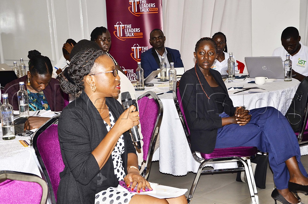 Stakeholders discussing the 2026 sovereignty Bill during a breakfast meeting at Fontis Residences Hotel, in Nakasero on Wednesday, April 22, 2026. (Photo by Juliet Kasirye)