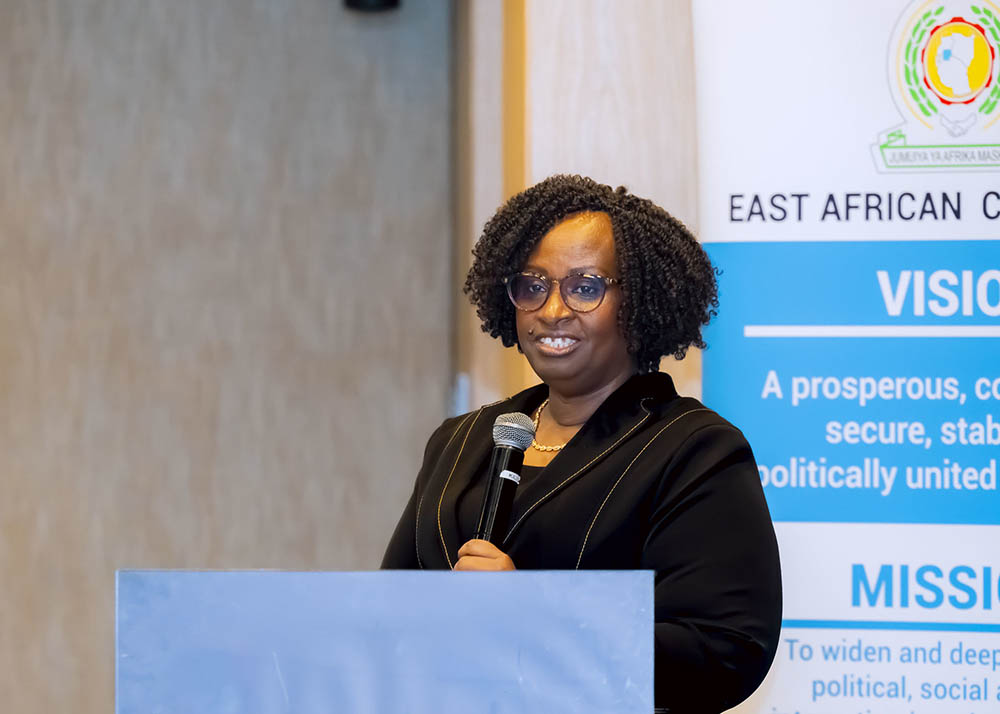 Rwanda’s Minister of State for Foreign Affairs, Dr. Uster Kayitesi, reaffirmed Rwanda’s commitment to the regional integration process and welcomed the opportunity for Rwandans to contribute directly to shaping the future of the Community.
