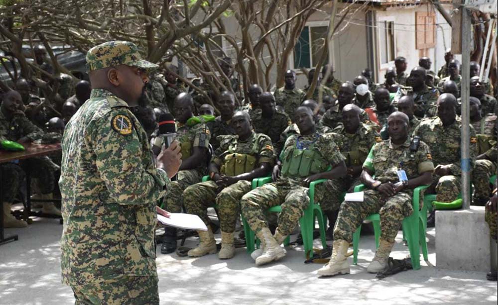 Gen. Muhoozi arikugambaho n'amahe ga UPDF omuri Mogadishu
