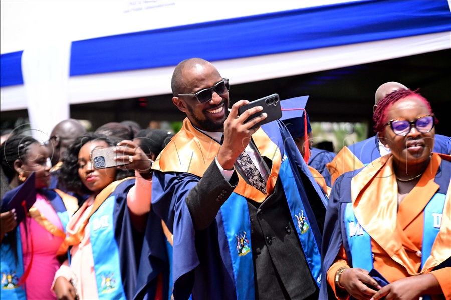 Graduands during the Uganda Management Institute graduation ceremony on May 8, 2026.