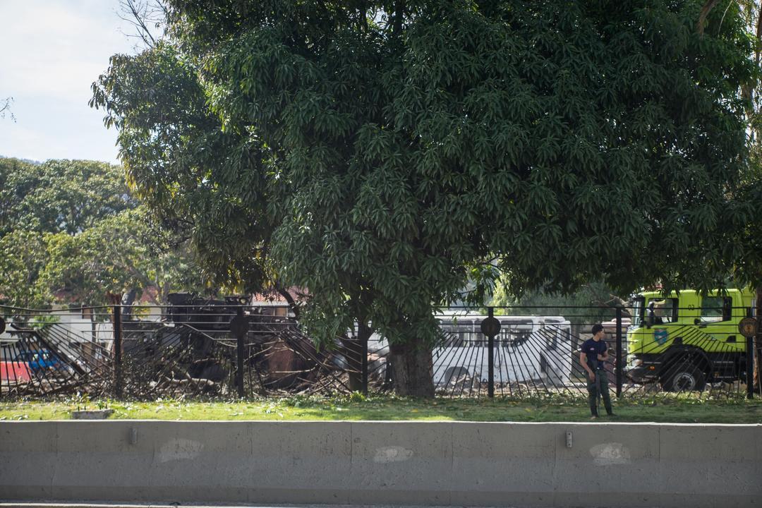 : A view shows La Carlota Airport and its surrounding areas in the Chacao municipality of Caracas, Venezuela, on January 03, 2026. 