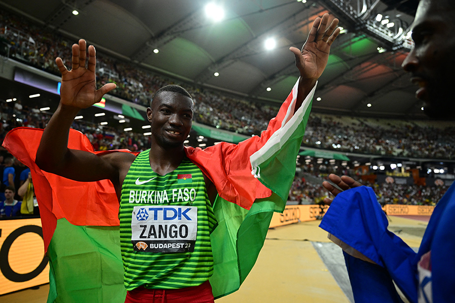 Zango makes athletics history for Burkina Faso in triple jump New