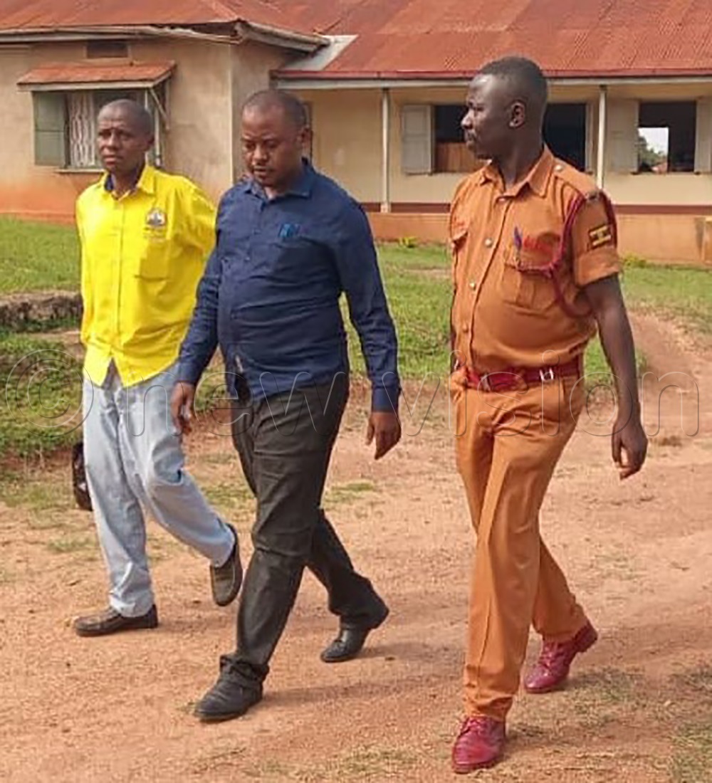 Twinamatsiko (C) was charged and remanded over allegations of assaulting (Slapping) Prime Minister Robinah Nabbanja. (Credit: Andrew Musinguzi)