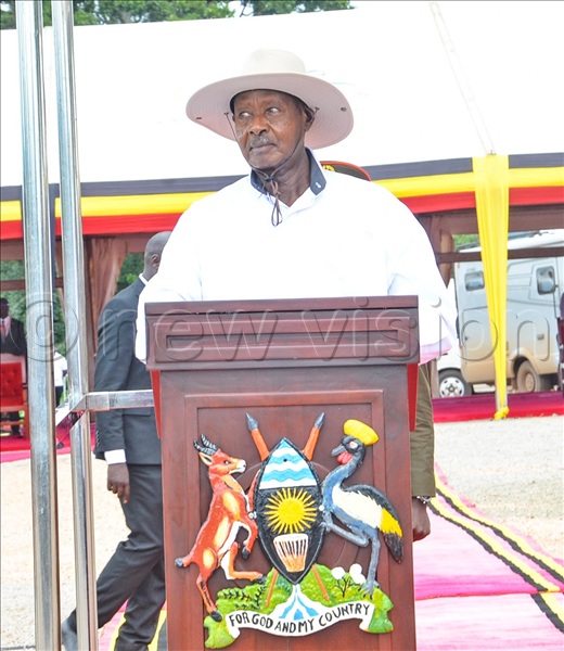 President Museveni cautioned citizens against rushing into business without proper planning, advising them to avoid high-interest commercial bank loans. (All Photos by Emmanuel Balukusa)