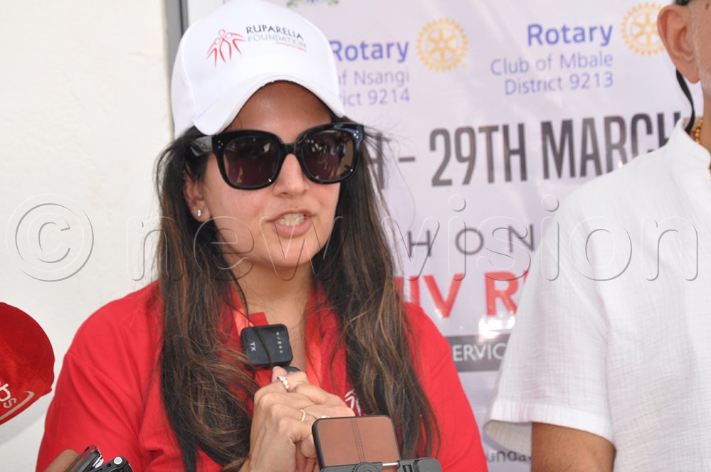 Sheena Ruperelia, sister to the late Rajiv Ruparelia, at Bukedea Teaching Hospital, where the eye camp took place. (Credit: David Opus)