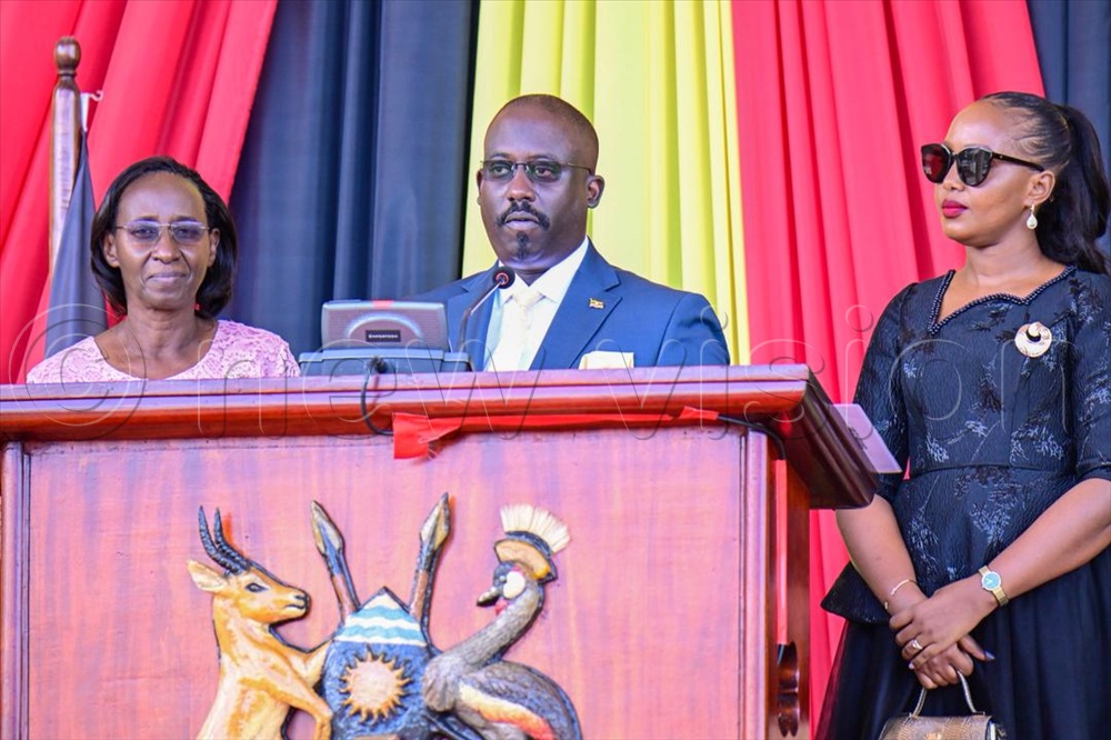 tephen Shyaka Gashaija has taken the oath as Member of Parliament for Entebbe Municipality, Wakiso Distric