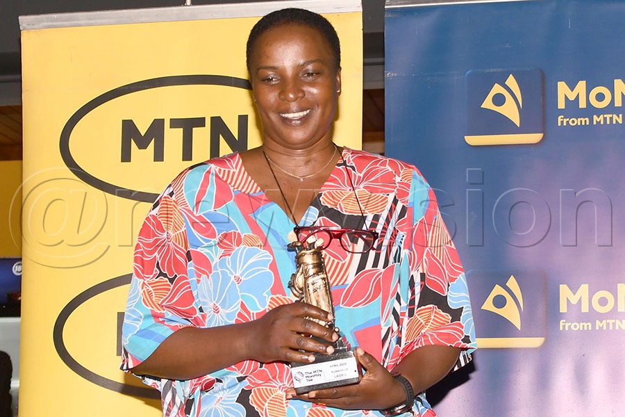 Peace Hellen was the best in the ladies division and maintained his order of merit lead in the monthly competition. Photo by Michael Nsubuga