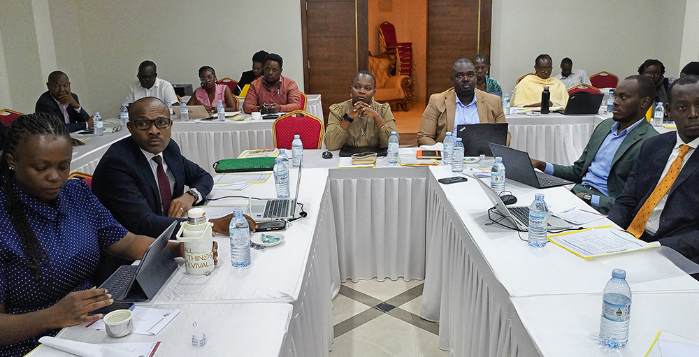 Stakeholders during the consultative workshop on the draft programme at Admas Grand Hotel in Entebbe on Monday, June 15, 2026. (Photo by Agnes Kyotalengerire)