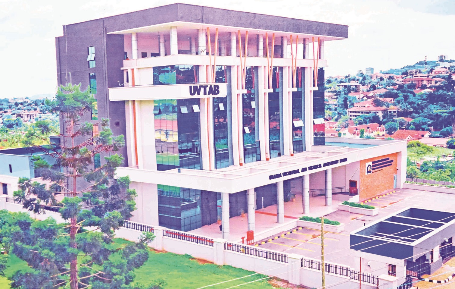 The UVTAB assessment centre on Kigobe Road, Kyambogo Hill in Kampala.