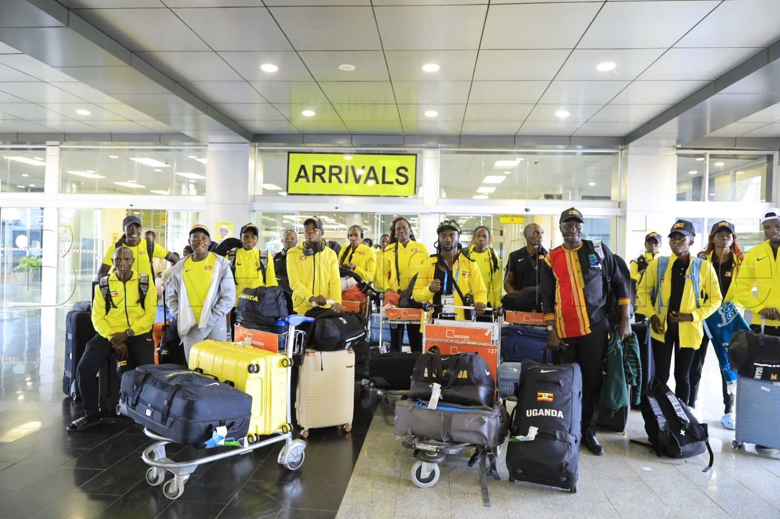 Abazannyi nga bali ku kisaawe e Ntebe