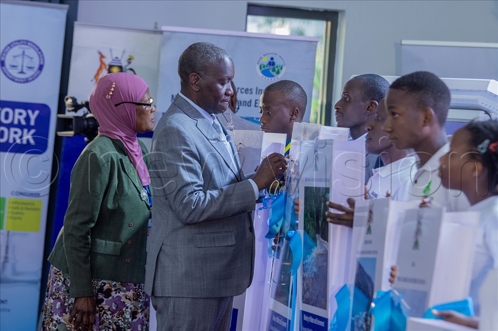 Permanent Secretary at the Ministry of Water and Environment, Dr Alfred Okot Okidi, officiated the launch of Climate Resilient Action Plans and reports during the closing ceremony of the Water and Environment Week.