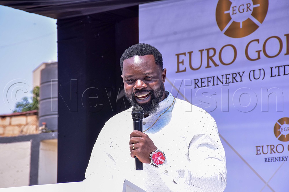 Feni Benard, ED Euro Gold Refinery LTD. (Credit: John Musenze)