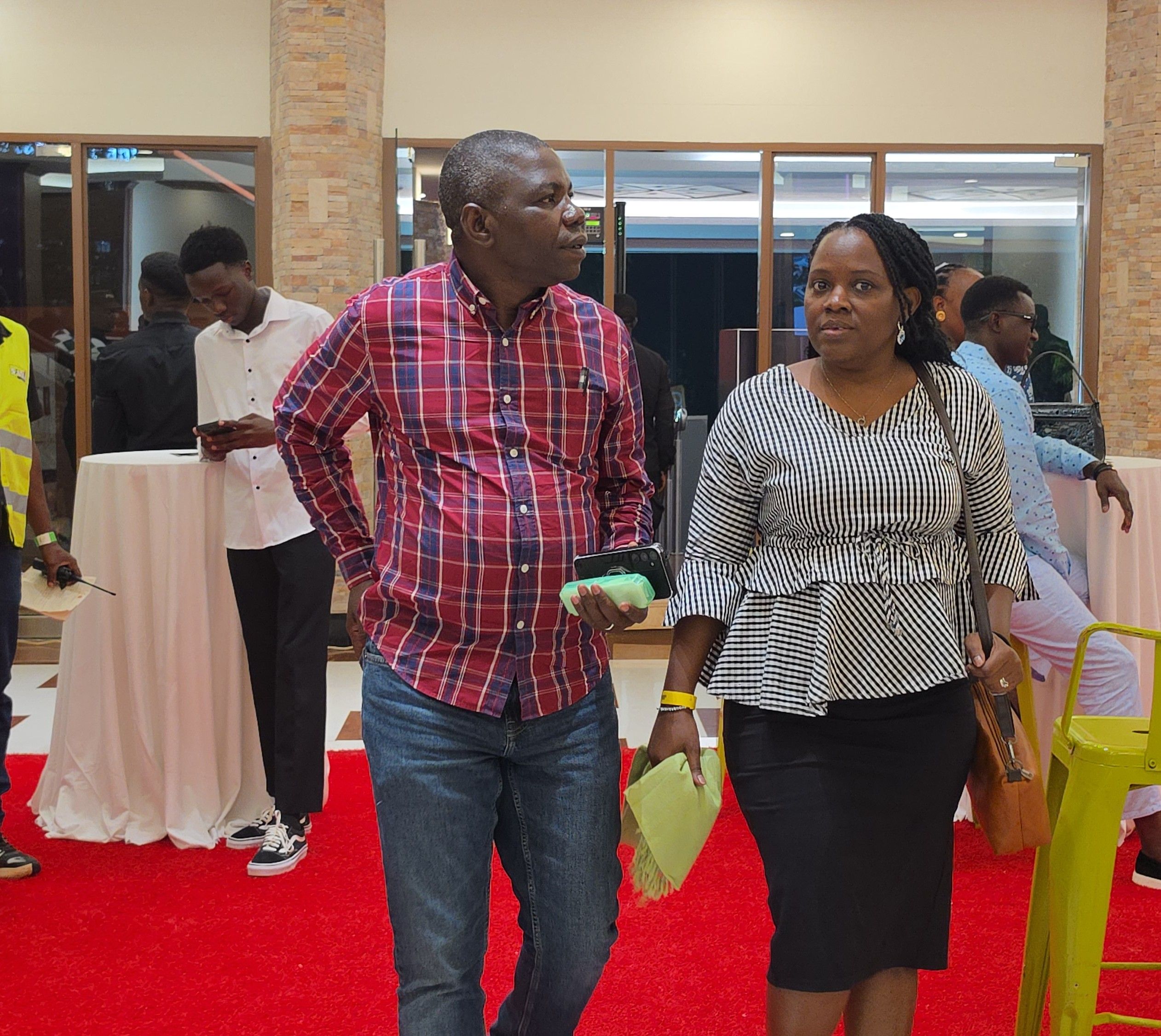 Comedy fans arrive at Kampala Serena Hotel for the Salvador, Dr Okello show. Photo Dius Walugembe