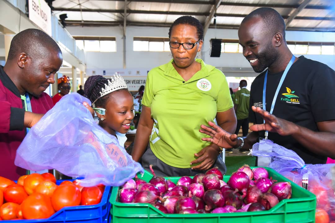 Little Miss Lohana also came through to learn the benefits of the different vegetables.