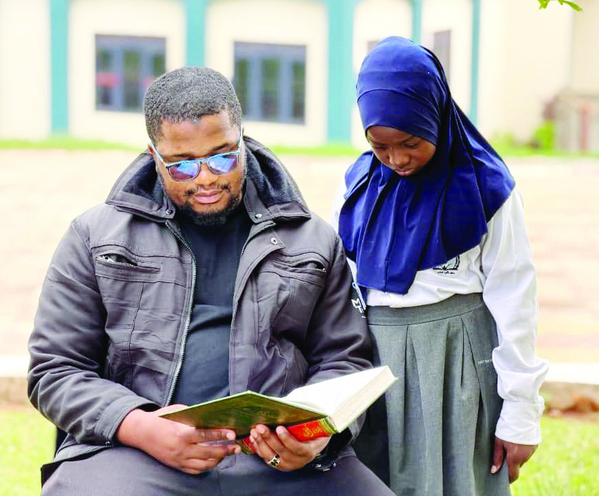 Luyinda during a session with mentor Ssekikubo