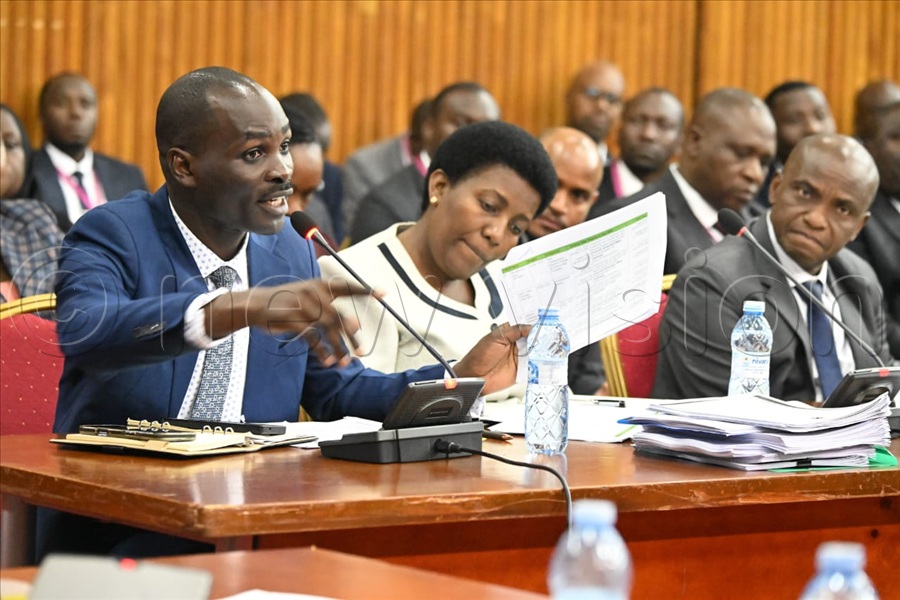 During the meeting, MPs questioned ministry officials over changes to the original road design, alleging that sections of the alignment had been diverted from dry land into wetland, resulting in increased costs and disputes over land compensation. (Credit: Maria Wamala)